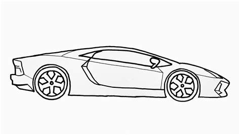 How To Draw Super Sports Car - Sport Car Drawing Step by Step - Very Easy Car Drawing [ 2022 ...