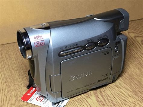 CANON MV830 CAMCORDER MINI DV DIGITAL TAPE VIDEO CAMERA 4960999272283 | eBay