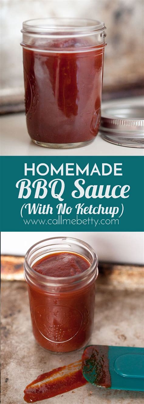 Homemade BBQ Sauce (with no ketchup) | Recipe | Bbq sauce homemade, Bbq sauce, Homemade barbecue ...