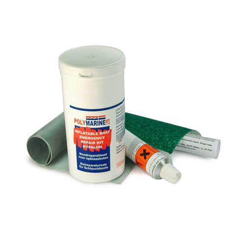 Hypalon Emergency Boat Repair Kit - Polymarine RIB Inflatable boat repair