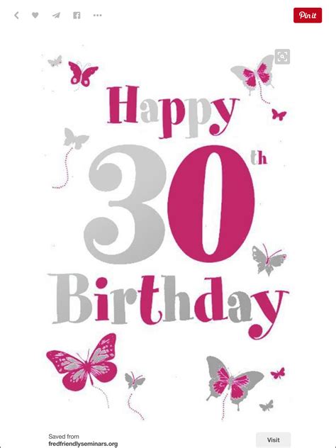 Pin by Paulette Adamski on Birthday wishes | Happy 30th birthday, 30th birthday quotes, Happy ...