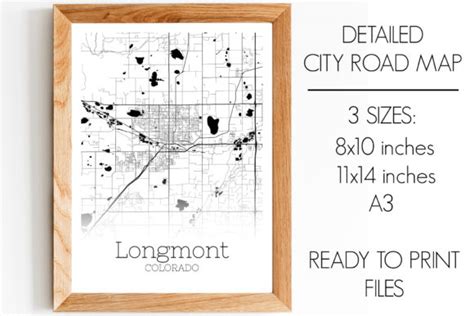 Longmont Colorado City Map Graphic by SVGExpress · Creative Fabrica