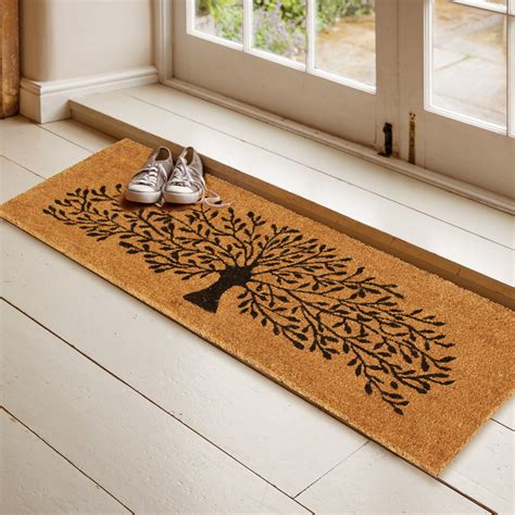 Large Tree Printed Natural Coir Doormat — OnlyMat