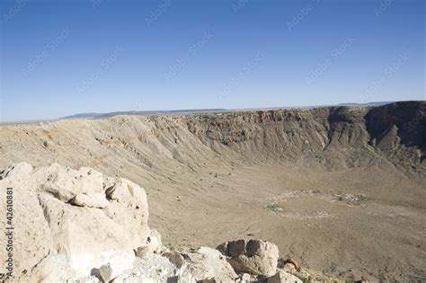 crater de meteorite Stock Photo | Adobe Stock