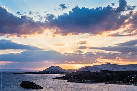 "Sunset At Cape Sounion" by Stocksy Contributor "Helen Sotiriadis ...