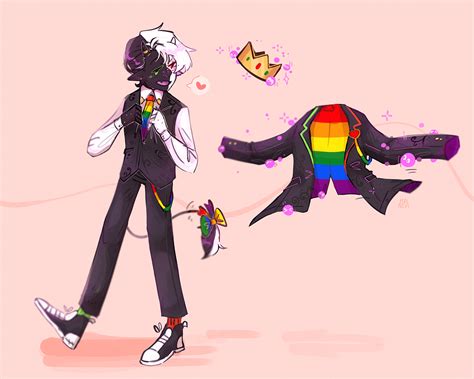 ranboo but rainbow outfit !! ft. particles ♥ : r/Ranboo