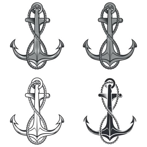 Anchor And Rope Vector Design Pirate Drawing Ship Vector, Pirate, Drawing, Ship PNG and Vector ...