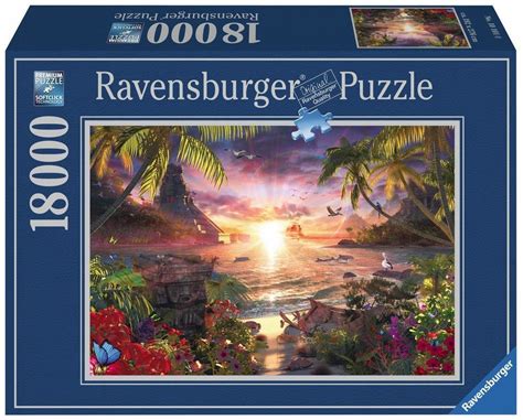 Paradise Sunset 18000 Piece Adult Jigsaw Puzzle, by Ravensburger | Puzzle, Puzzles, Sonnenuntergang