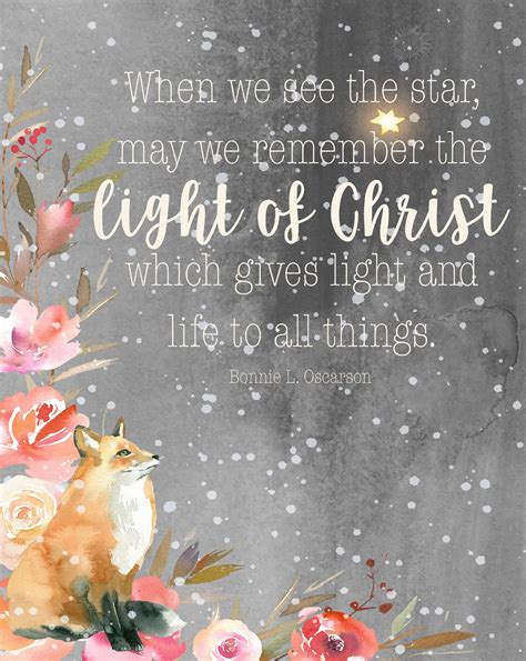 Excited to share this item from my #etsy shop: Light of Christ Lds Quote / Christmas Printable ...