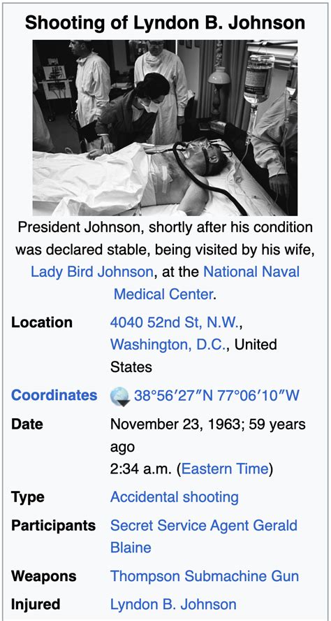 The Accidental Shooting of Lyndon B. Johnson : r/AlternateHistory