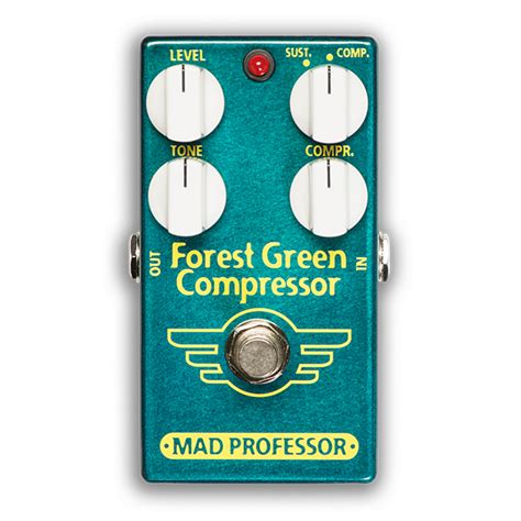 Forest Green Compressor pedal by Mad Professor