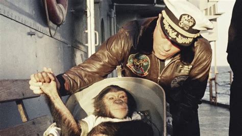 HAM was the first chimp in space, 1961 - YouTube