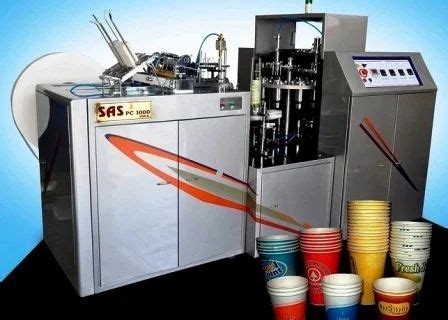 Fully Automatic Paper Cup Making Machine, 45 ml - 330 ml, Rs 665000 ...