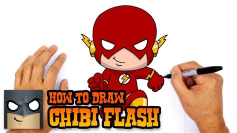 How to Draw Flash (Chibi)- Kids Art Lesson | Chibi marvel, Chibi, Drawing superheroes