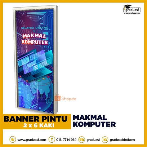 Makmal Komputer, Hiasan Makmal Komputer , Banner Pintu Makmal Komputer | Shopee Malaysia