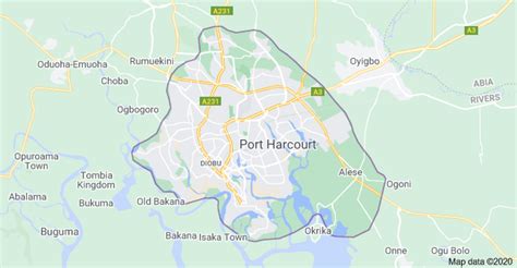 Port Harcourt map - NewsWireNGR