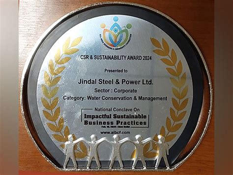 Jindal Steel & Power Receives Recognition for Outstanding CSR ...