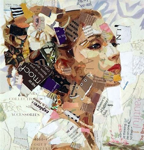 40 Exclusive Collage Portrait Art Works - Bored Art