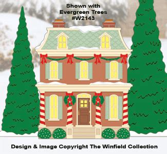 Christmas Village Mayor's Residence Color Poster, New Items: The Winfield Collection