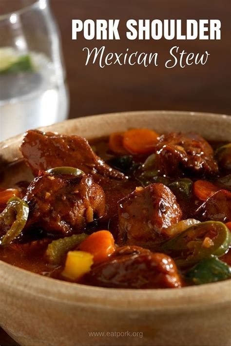 Love this simple and savory pork shoulder stew. | Pork stew recipes ...