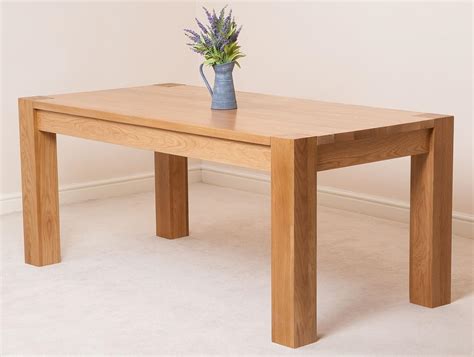 6 - 8 Person Large Oak Dining Table | 6ft Solid Oak Wood Kitchen Dining Room Table | 180 x 90 cm ...
