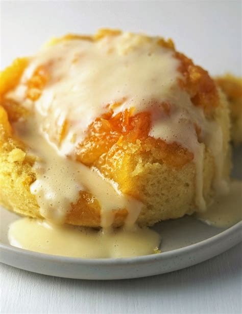 Microwave Sponge Pudding with Proper Custard recipe