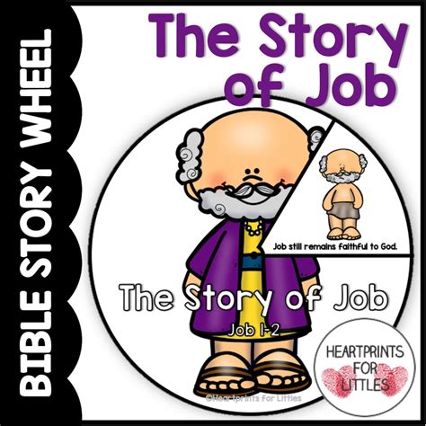 The Story of Job Bible Story Wheel, Job 1-2, Bible Craft, Sunday School Activity - Etsy