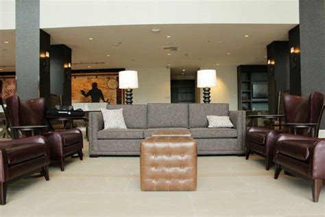 A contemporary look and feel in the lobby of Hotel Madison ...