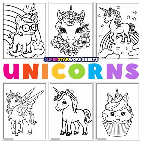 Detailed Unicorn Coloring Pages