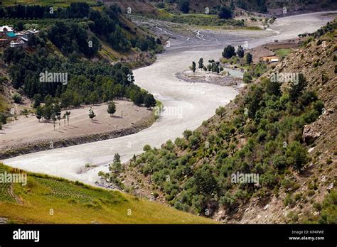 Bhaga River, Gushal, Lahaul Valley, Himachal Pradesh, India Stock Photo - Alamy