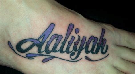 20+ Aaliyah Tattoo Name | AlezeAkuyuma