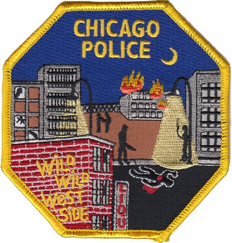 CHICAGO POLICE WILD WILD WEST SIDE PATCH - Chicago Cop Shop