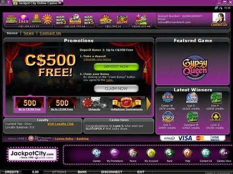 JackpotCity casino review for Canada