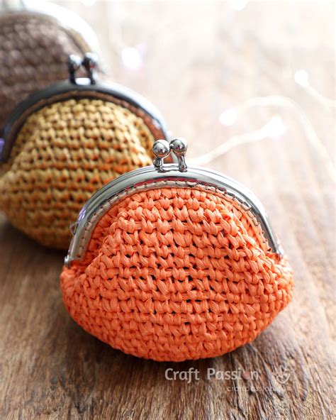 Kisslock Coin Purse - Free Crochet Pattern | Craft Passion