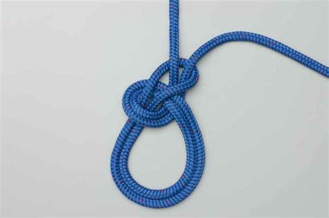 Animation: Bowline on a Bight Tying | Bowline knot, Overhand knot, Rope