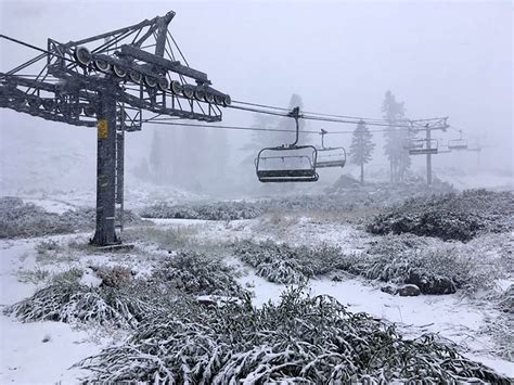 The Latest: Snow falling on I-80 on top of Sierra Nevada | AP News