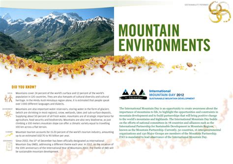 (PDF) Mountain Environments