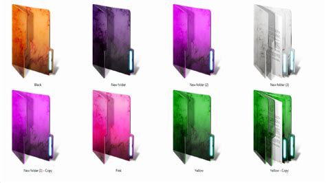 How To Customize Folders Icon With Different Colors In Windows | Full ...