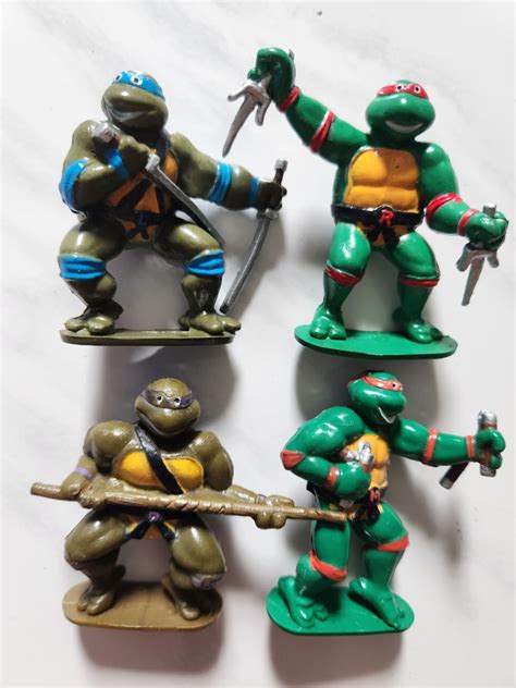 Vintage TMNT Ninja Turtles Figures (1990), Hobbies & Toys, Toys & Games on Carousell