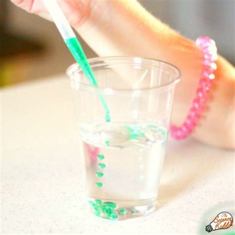 Oil and Water Experiment for Kids • The Science Kiddo