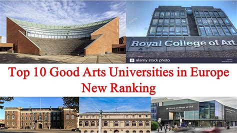 Top 10 Good Arts Universities in Europe New Ranking | Royal College of Arts - YouTube