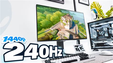 First Time Experiencing 240Hz 1440p Monitor - Alienware AW2721D (Desk ...