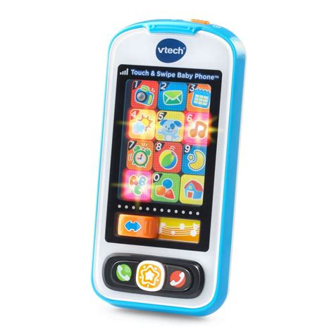 VTech Touch and Swipe Baby Phone - Blue - Walmart.com - Walmart.com