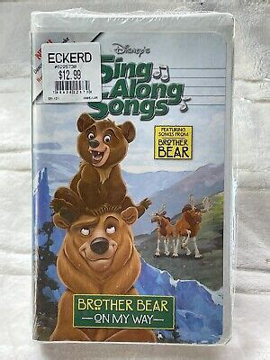 DISNEY SING ALONG Songs Brother Bear On My Way VHS Tape New Sealed ...