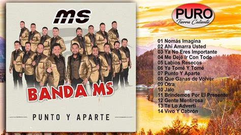 Banda MS 2023 - Punto y Aparte (Álbum) - YouTube