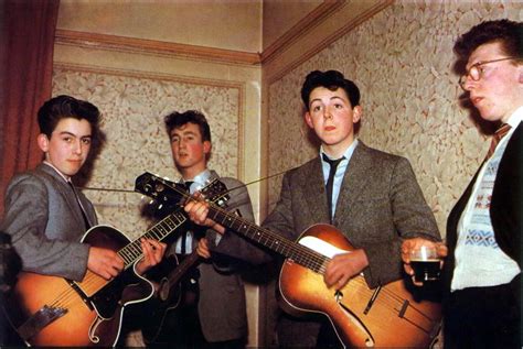 A Rare Photograph Of The Beatles In 1957