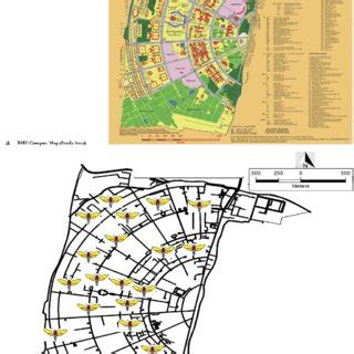 a. Map of BHU campus in Varanasi, Uttar Pradesh, India (Map data: India ...