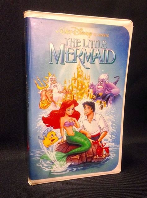 The Little Mermaid - Walt Disney Black Diamond Classic Rare (VHS, 1990) | The little mermaid vhs ...