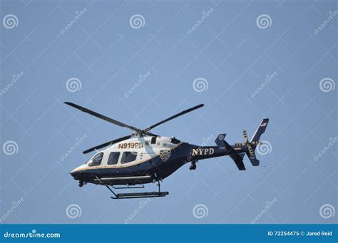 NYPD POLICE HELICOPTER editorial image. Image of nypd - 72254475