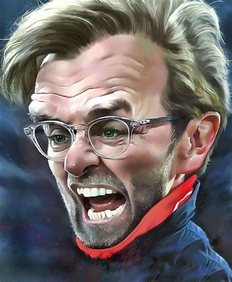 Jurgen Klopp* | Celebrity caricatures, Funny caricatures, Caricature